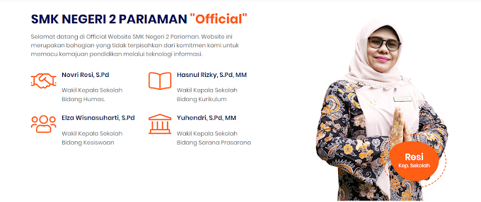 Laporan Project Pembuatan Website Company Profile SMK Negeri 2 Pariaman